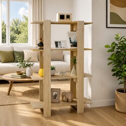 Ideal Wooden Book Cabinet for Living Room Use