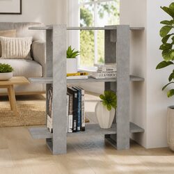 Practical Grey Book Cabinet for Your Home Space