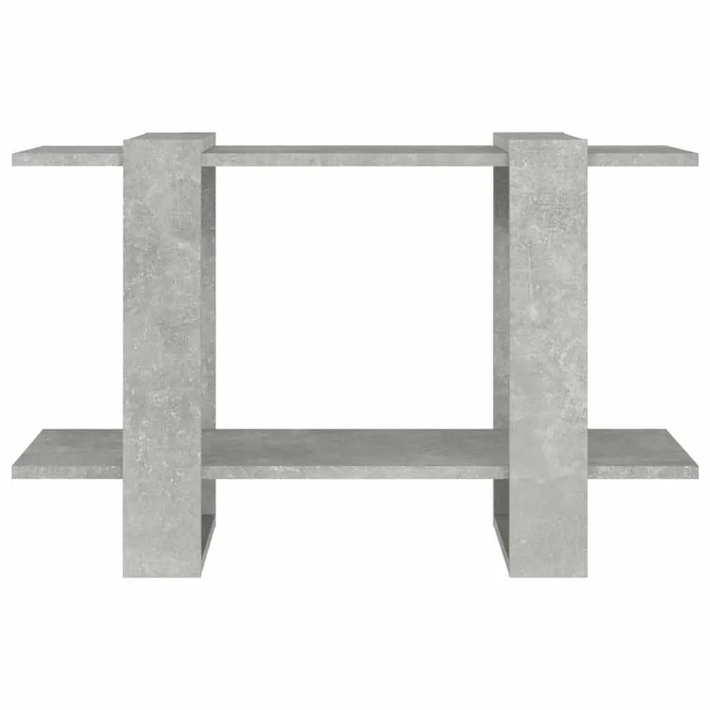 Storage Shelf Book Cabinet Grey 80x30x51cm Room Divider Bookshelf Stand