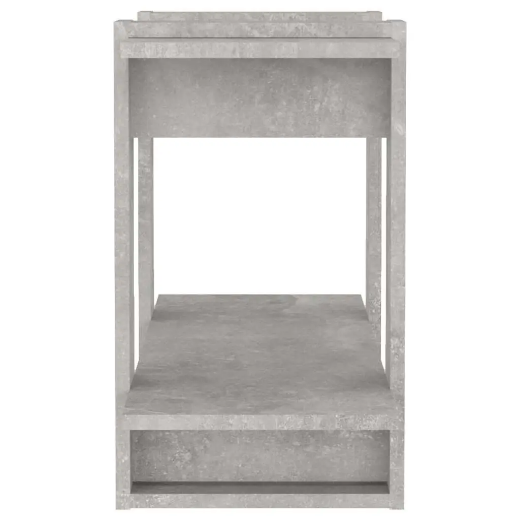 Storage Shelf Book Cabinet Grey 80x30x51cm Room Divider Bookshelf Stand