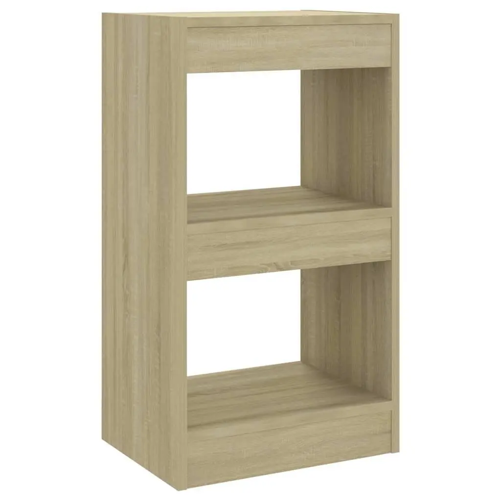 Storage Shelving Unit Sonoma Oak Brown Book Cabinet 40x30x72cm Room Divider
