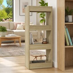 Versatile Brown Wooden Book Shelf for Home Use