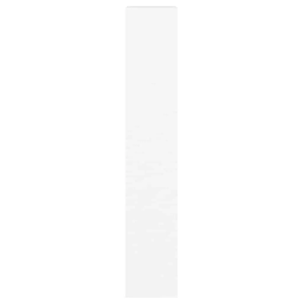 Storage Bookshelf Room Divider White Organiser 40x30x166cm Standing Cabinet