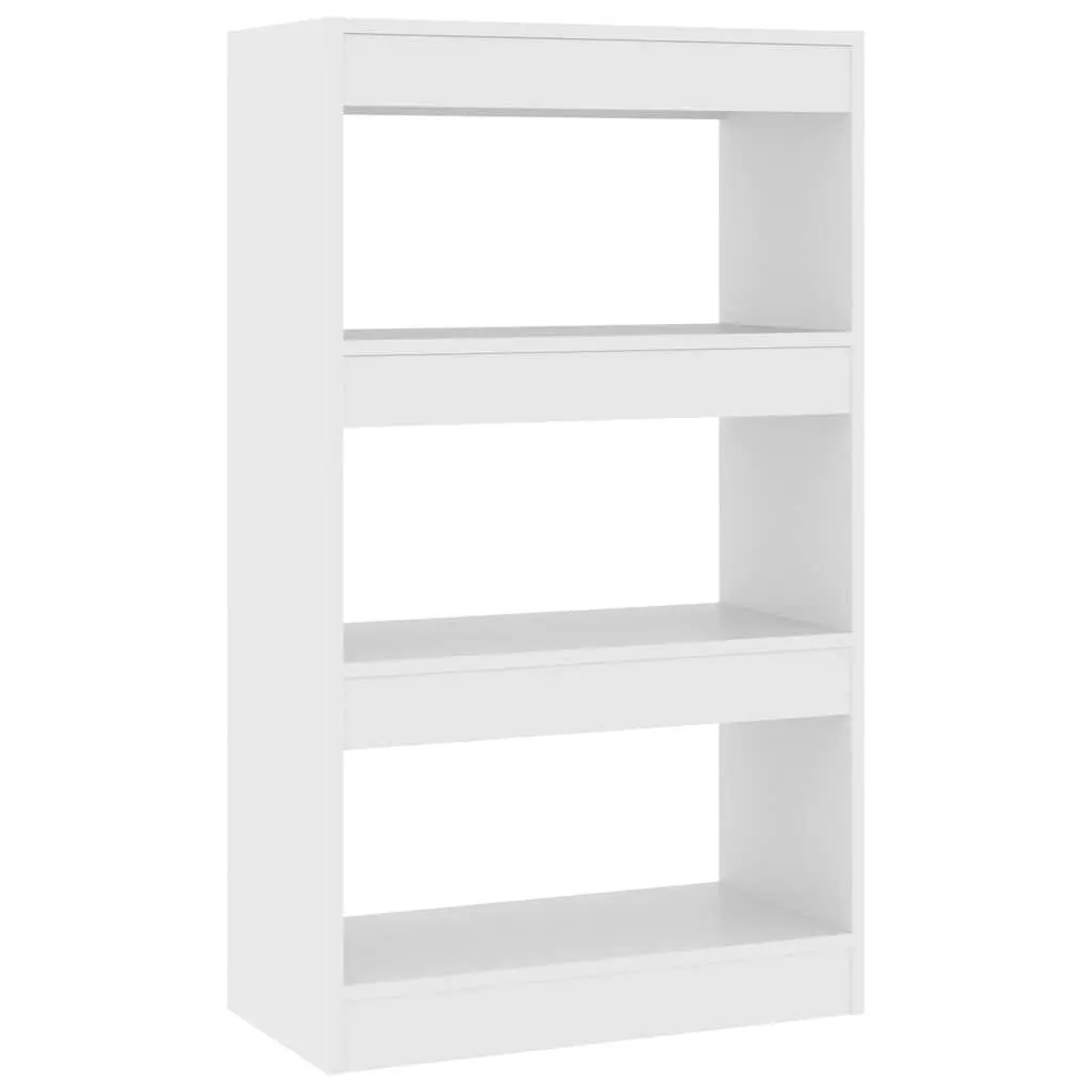 Book Cabinet Wooden Shelving Unit 60 x 30 x 103 cm White