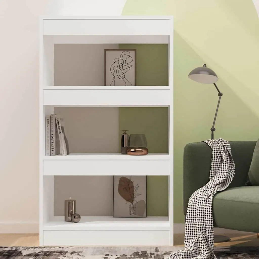 Book Cabinet Wooden Shelving Unit 60 x 30 x 103 cm White