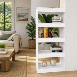 Versatile Room Divider and Bookshelf 60x30x135 cm