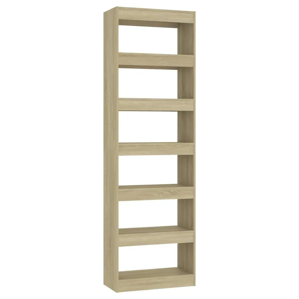 Book Cabinet Wooden Tall Room Divider Shelving Unit Brown