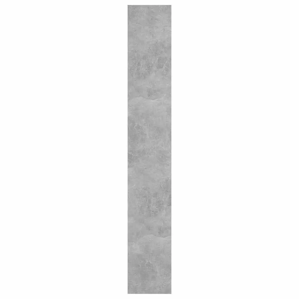 Grey Bookcase Wooden Storage Room Divider Unit 60x30x198cm