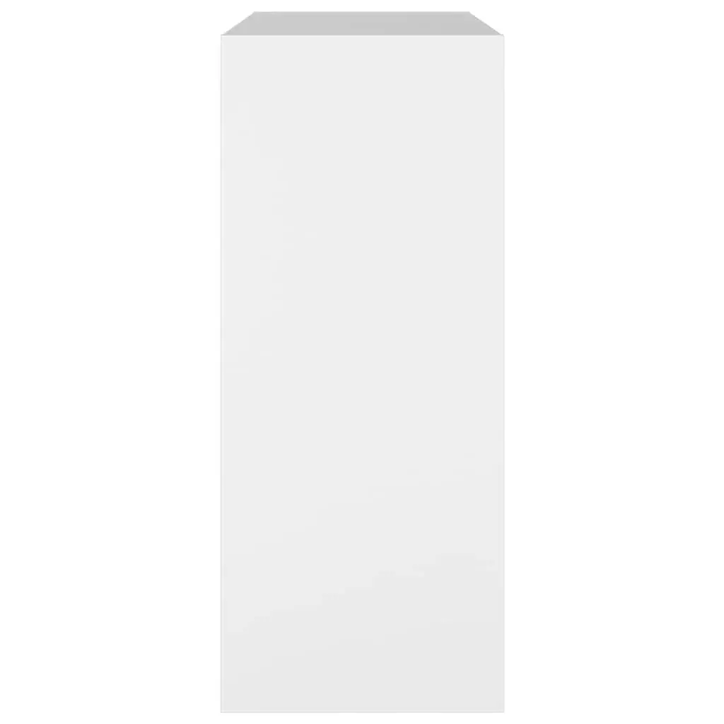 Book Cabinet Engineered Wood 80W x 30D x 72H cm White Shelving Storage Room Divider
