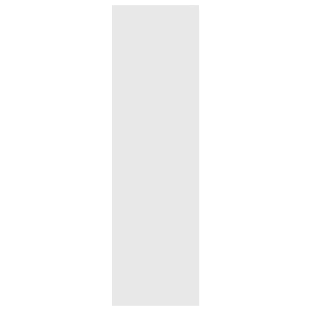 Book Cabinet Engineered Wood 80x30x103cm High Gloss White Storage Shelving Unit