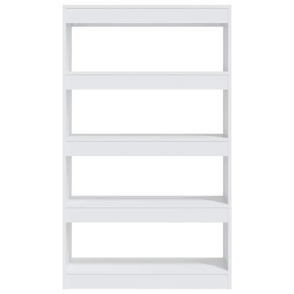 White Book Cabinet for Living Space 80x30x135cm