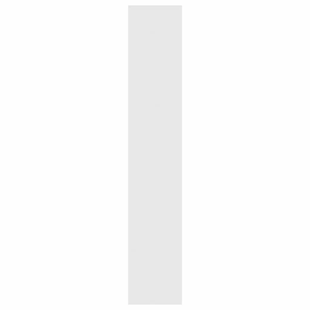 Book Cabinet Engineered Wood 80x30x166cm White Room Divider Storage