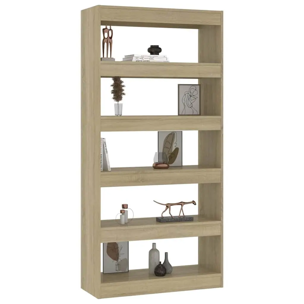 Book Cabinet Shelf for Room Division 80x30x166cm