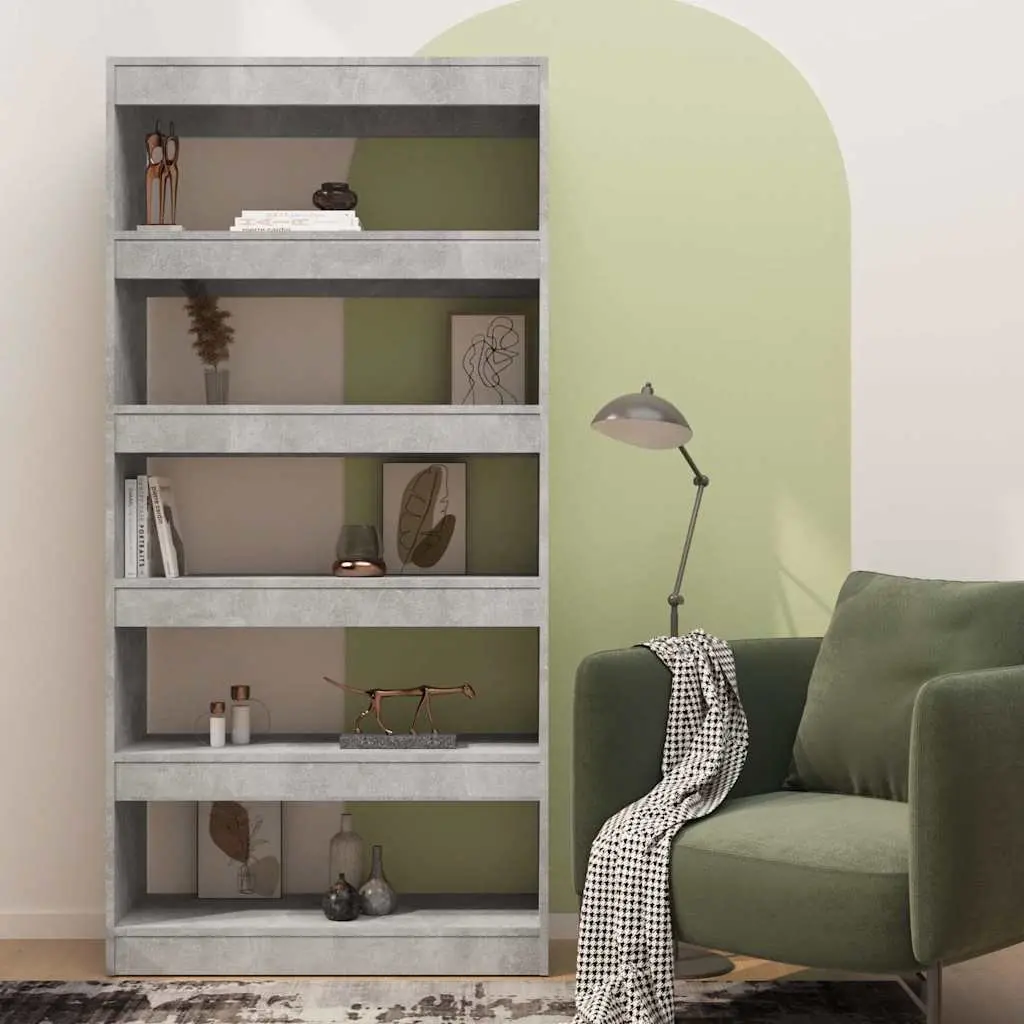 Grey Book Cabinet for Home Organization