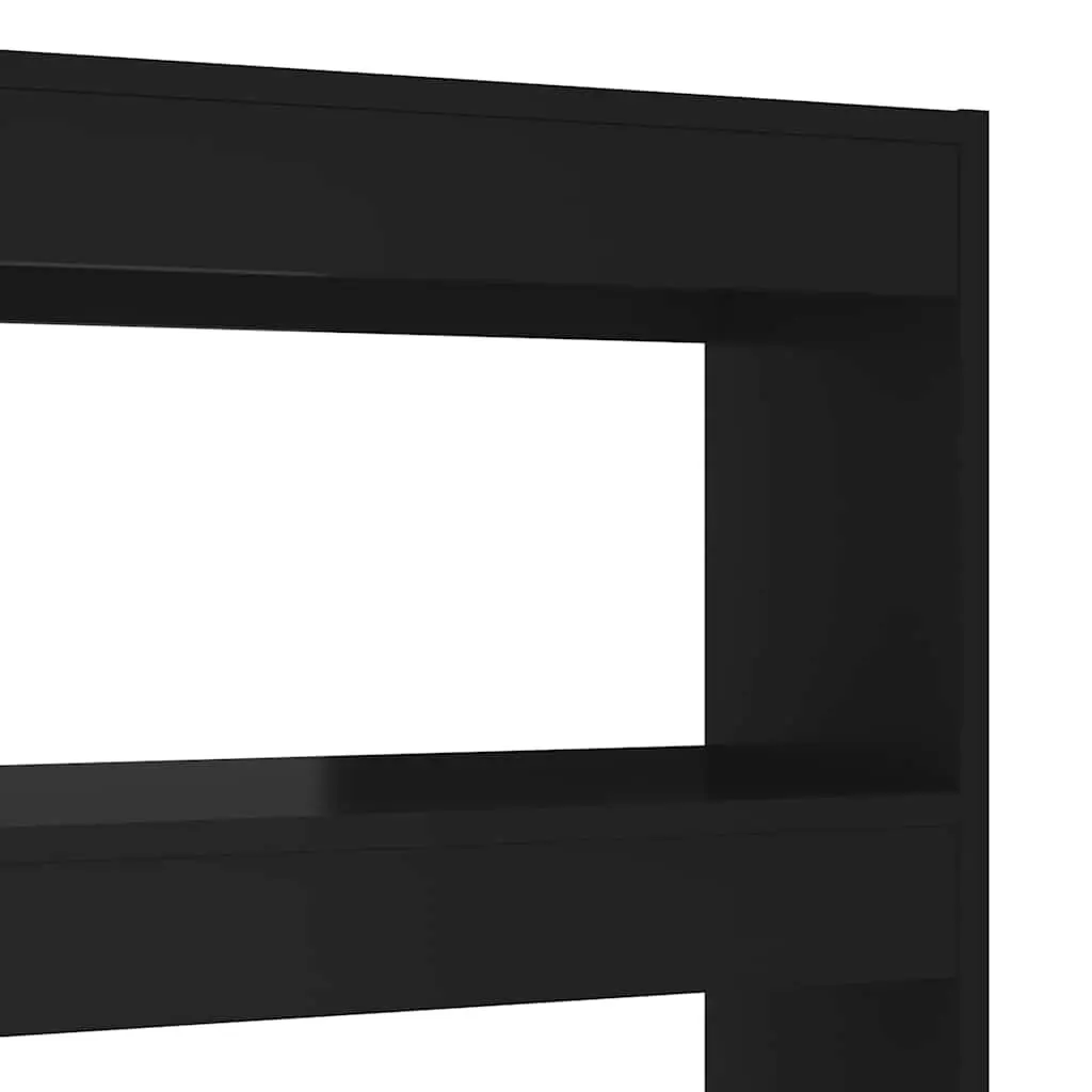 Black Book Cabinet Room Divider for Home Use