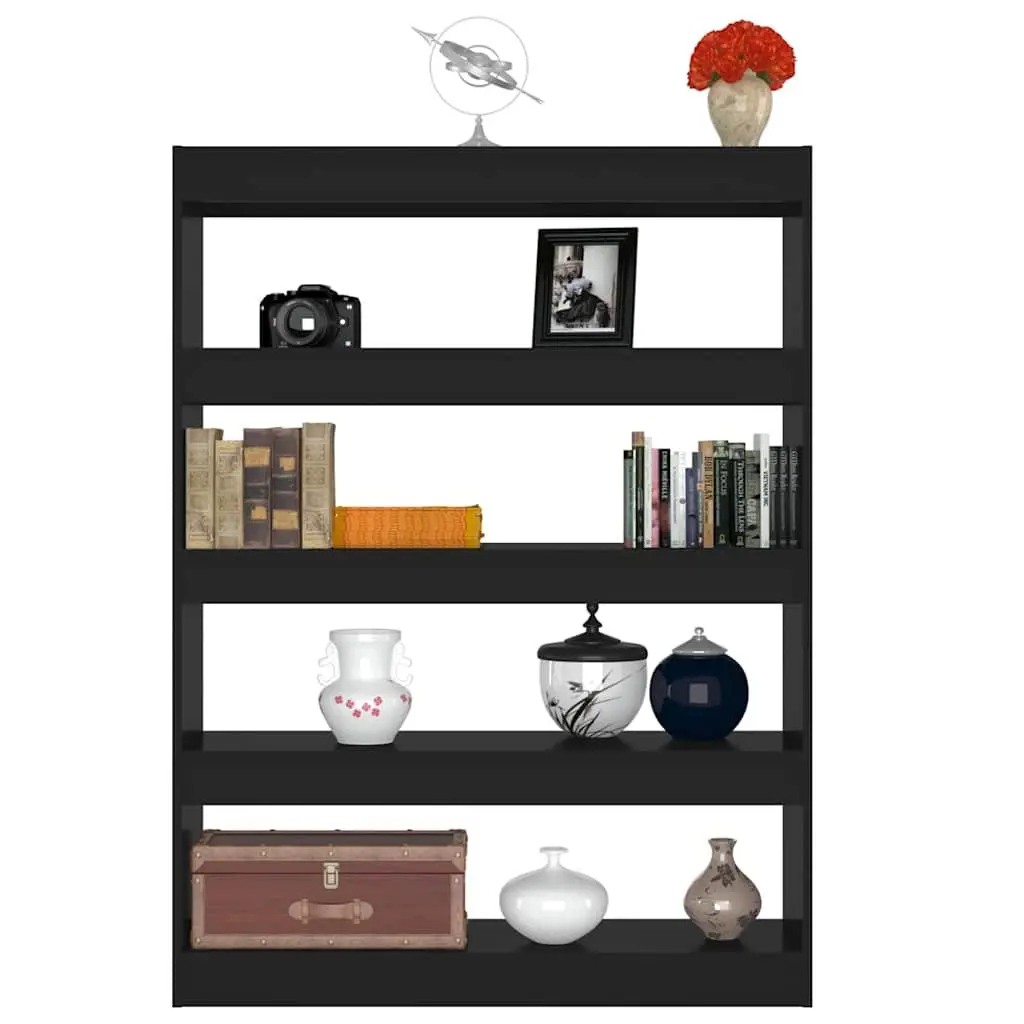 Black Book Cabinet Room Divider for Home Use