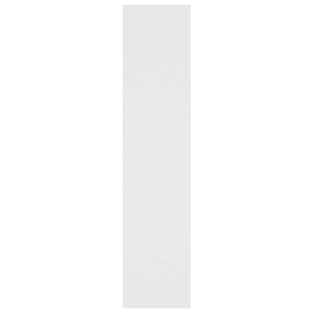 Room Divider Book Cabinet High Gloss White Storage Unit Shelving 100W x 30D x 135H cm