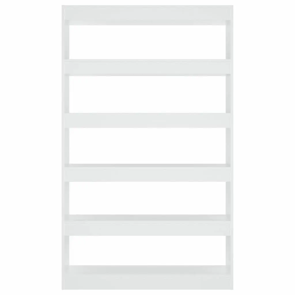 Book Cabinet Wooden 100x30x166cm White Room Divider Storage Shelving Unit