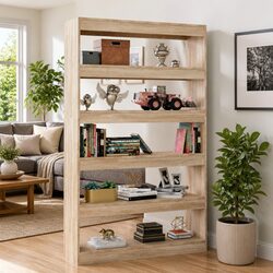 Practical Brown Wooden Book Cabinet for Every Room