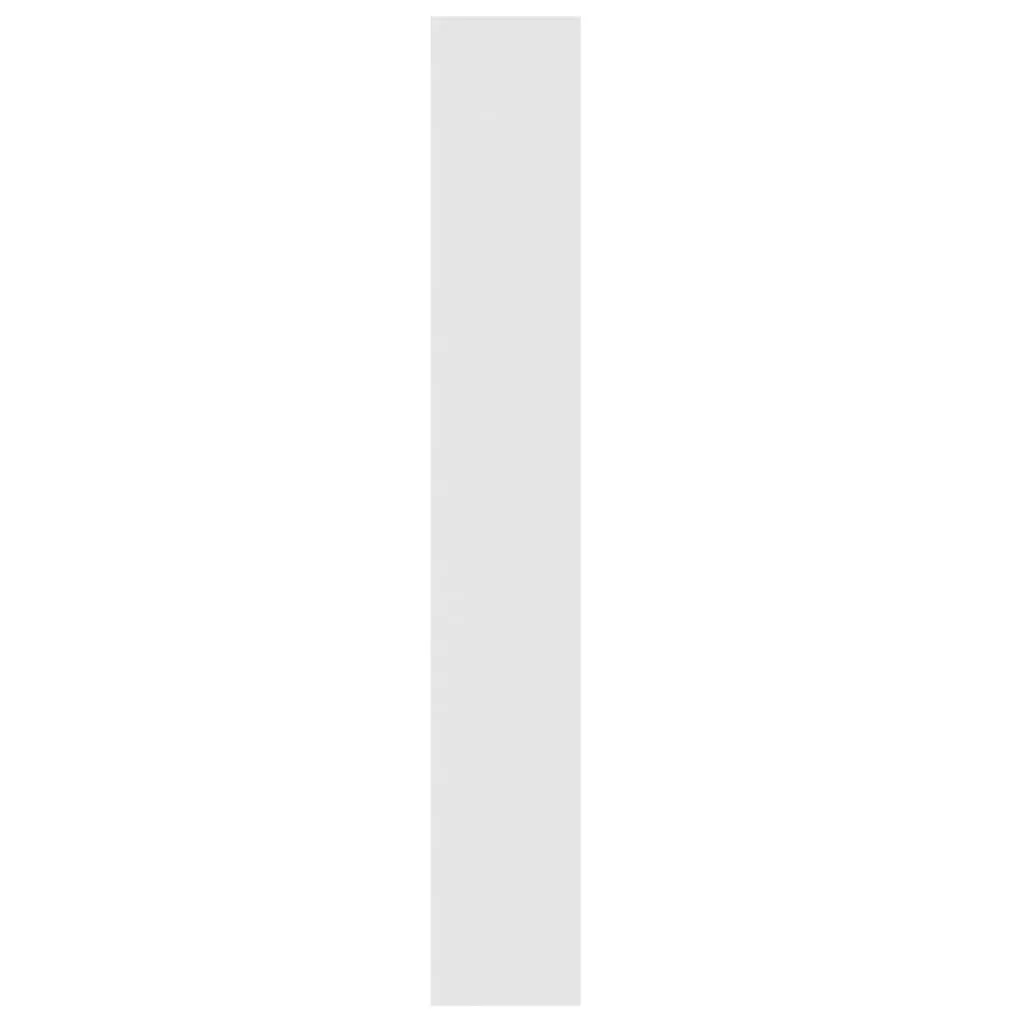 White Book Cabinet 100x30x198 cm for Home Use