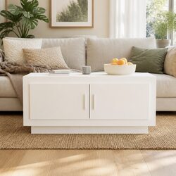 Practical White Coffee Table for Any Space