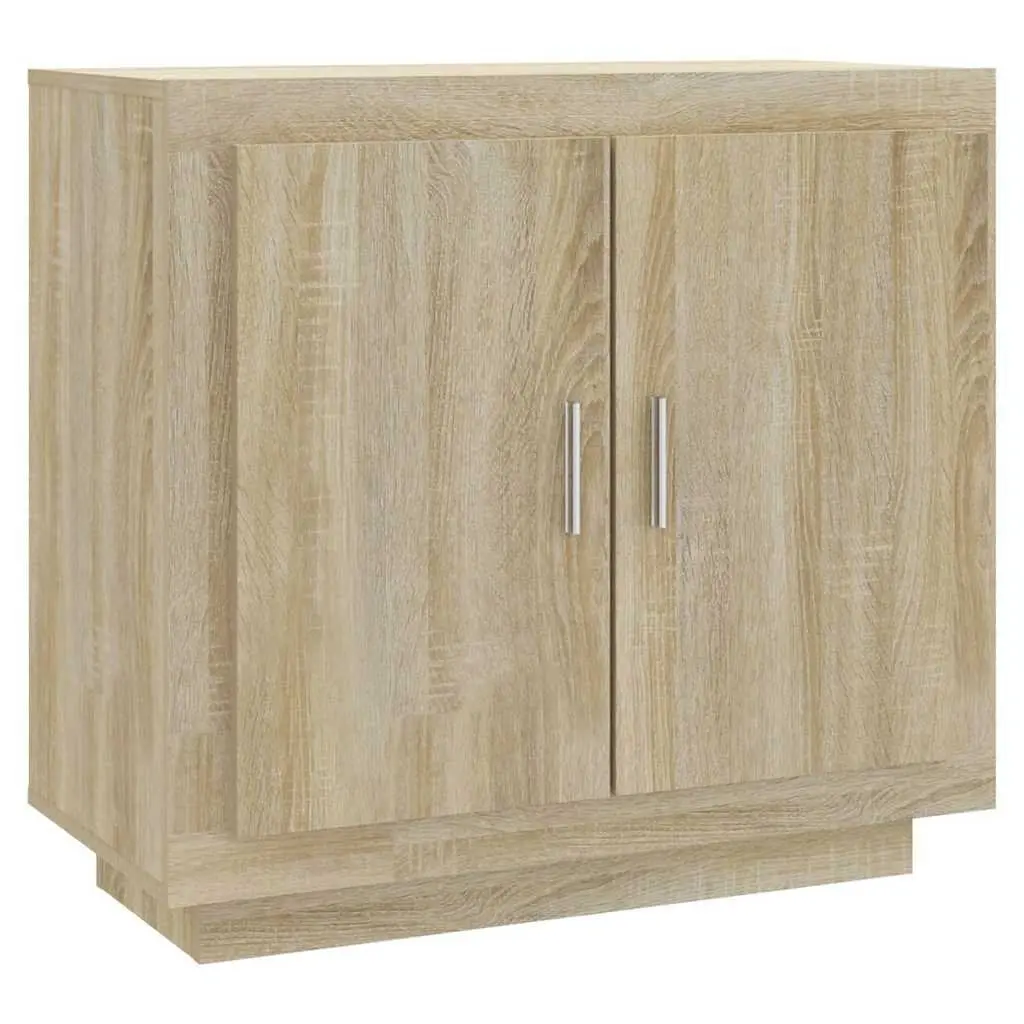 Sideboard Sonoma Oak 80x40x75 cm Engineered Wood Storage Cabinet Buffet
