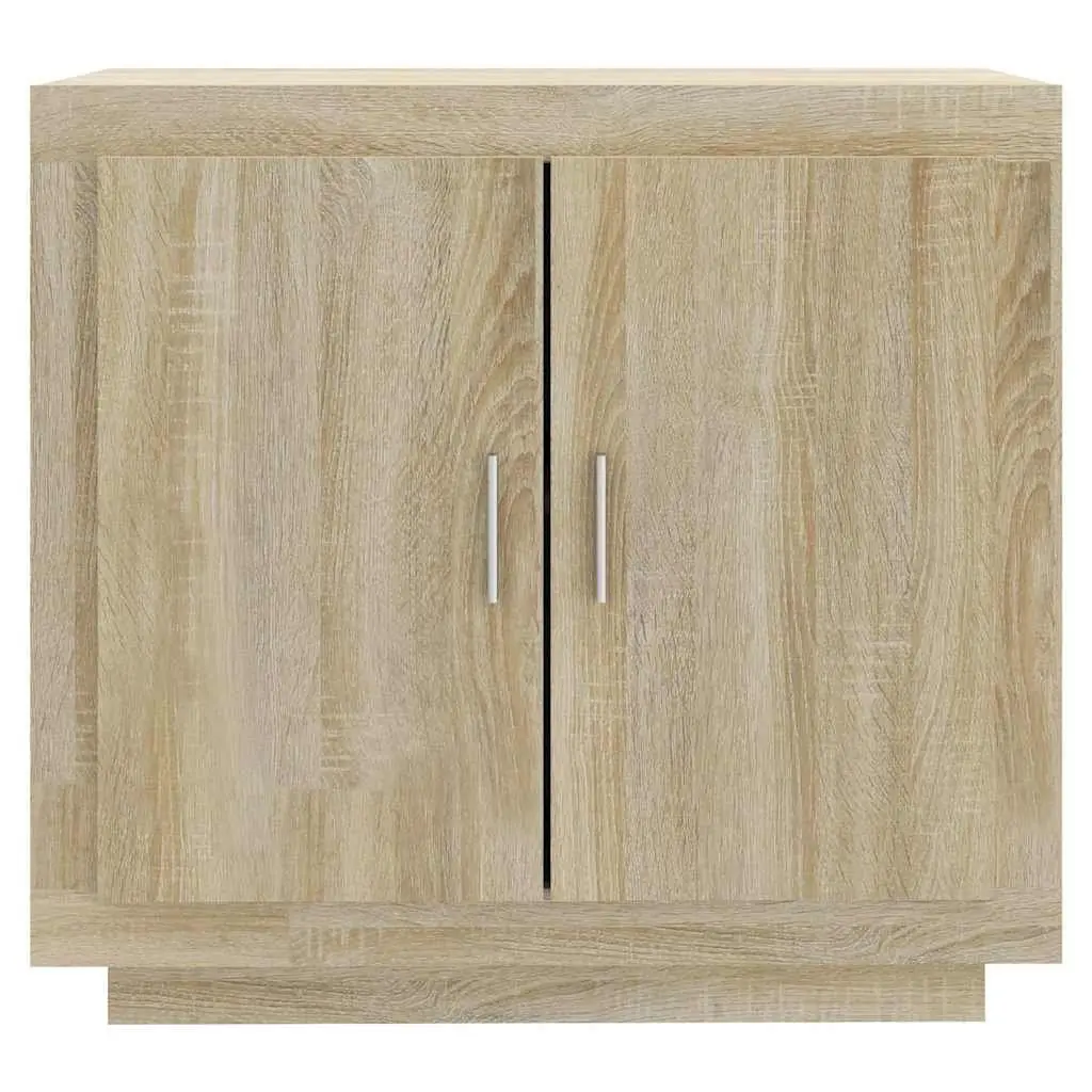 Sideboard Sonoma Oak 80x40x75 cm Engineered Wood Storage Cabinet Buffet