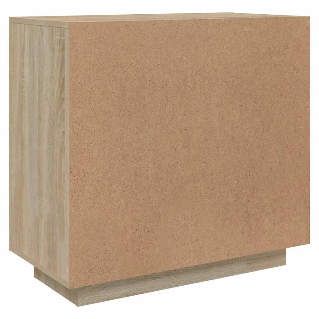 Sideboard Sonoma Oak 80x40x75 cm Engineered Wood Storage Cabinet Buffet