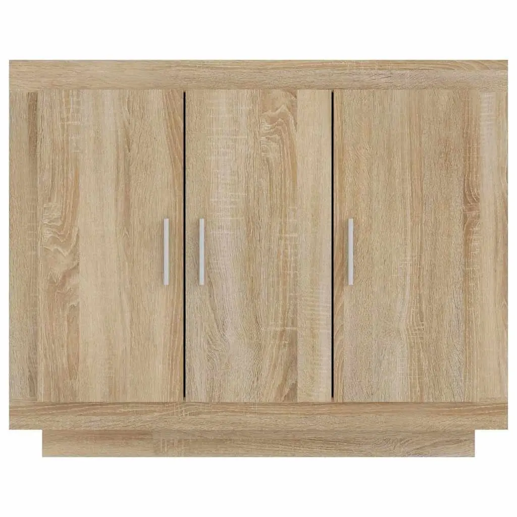 Sideboard Cabinet Brown 92x35x75 cm Living Room Storage Furniture Shelves Doors