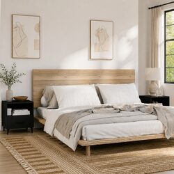 2-Piece Black Nightstand Set for Every Bedroom