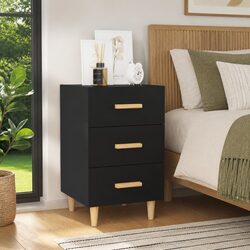 Practical 3 Drawer Nightstand for Everyday Use