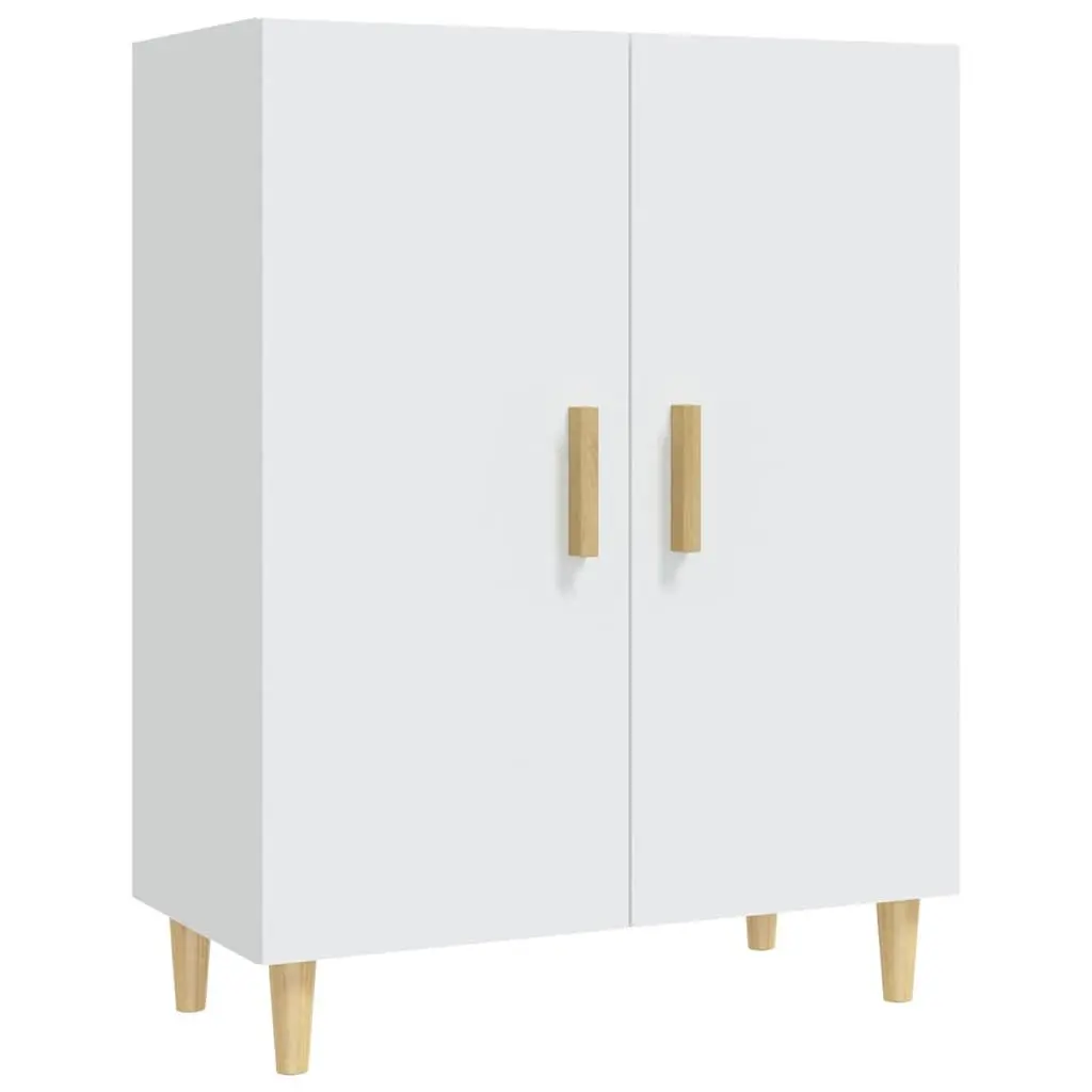White Sideboard Cabinet 70x34x90cm Storage Buffet Furniture With Doors