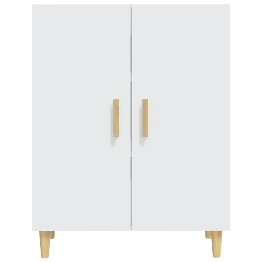 White Sideboard Cabinet 70x34x90cm Storage Buffet Furniture With Doors