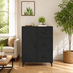Versatile Black Sideboard for Everyday Use