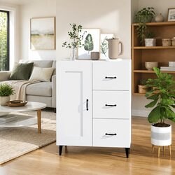 Functional White Sideboard for Everyday Use at Home