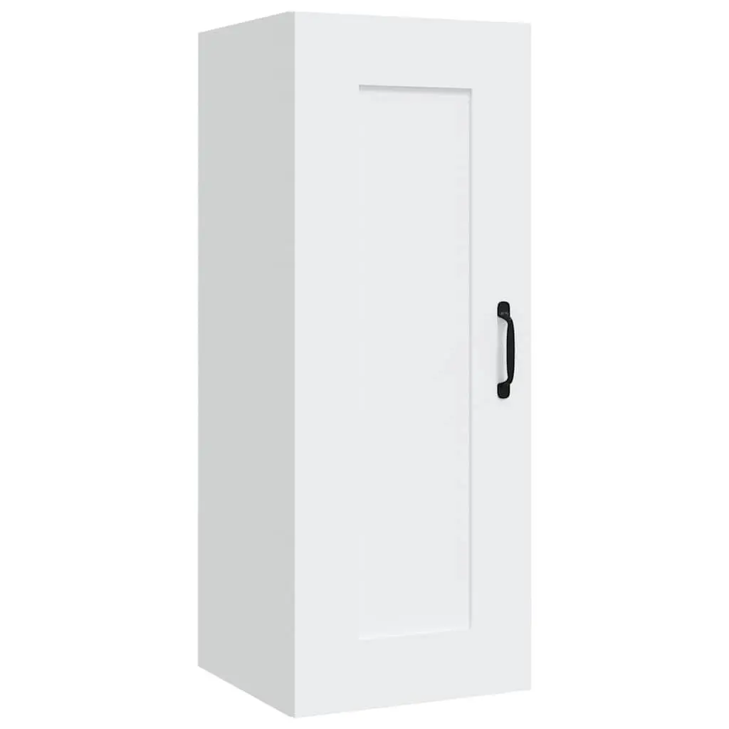 Wall-Mounted Storage Cabinet White 35x34x90cm