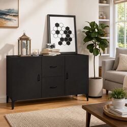 Versatile Black Sideboard Cabinet for Everyday Use