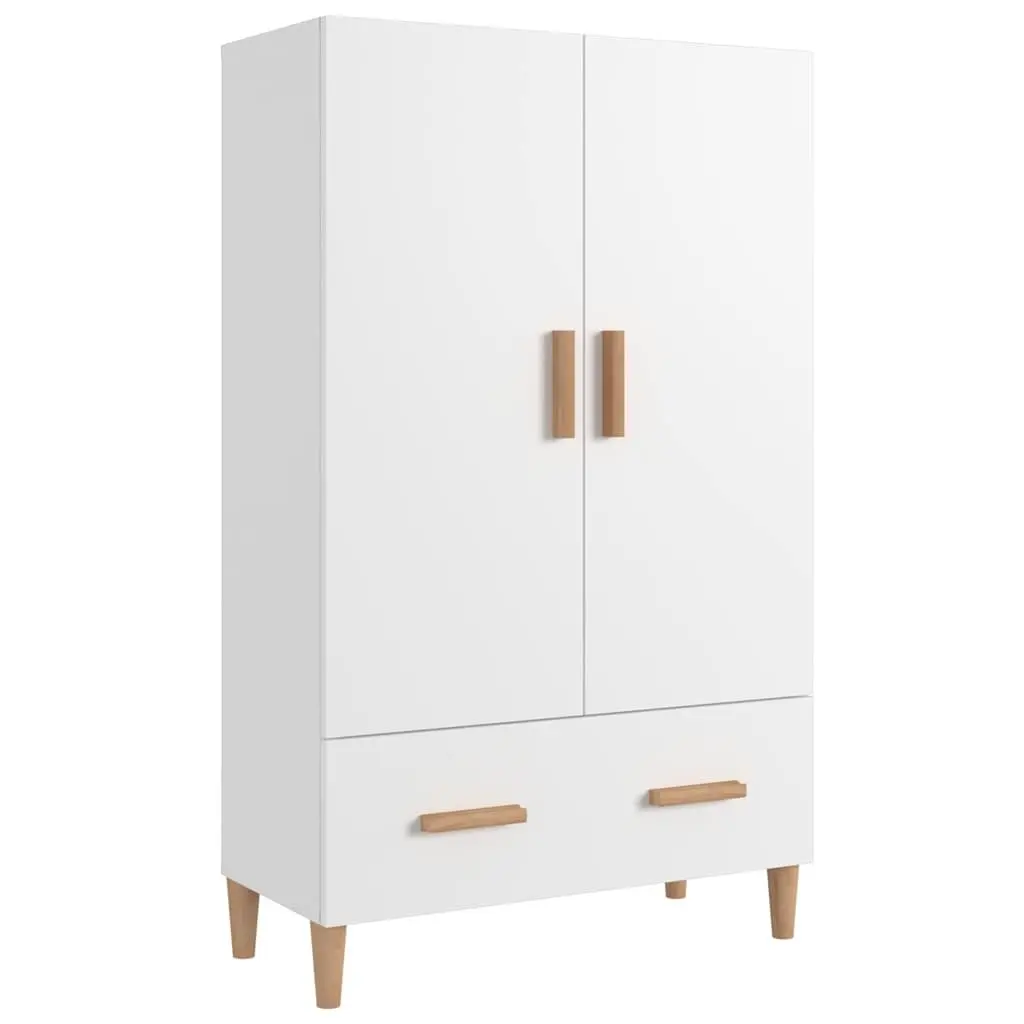 Highboard Storage Cabinet 70x31x115 cm White