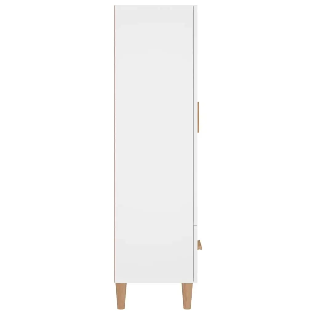 Highboard Storage Cabinet 70x31x115 cm White