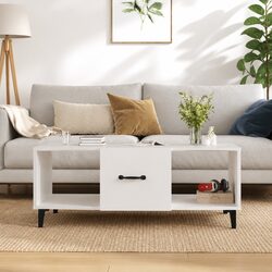 Practical White Coffee Table for Everyday Use