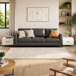 Coffee Table Set for Snacks and Media Organization