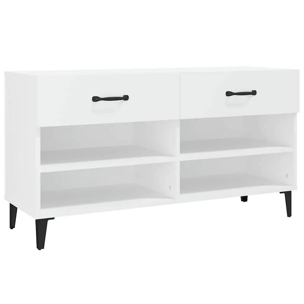 Shoe Cabinet in White for Organized Spaces