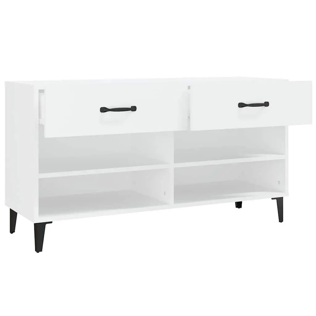 Shoe Cabinet in White for Organized Spaces