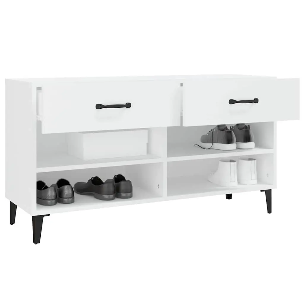 Shoe Cabinet in White for Organized Spaces