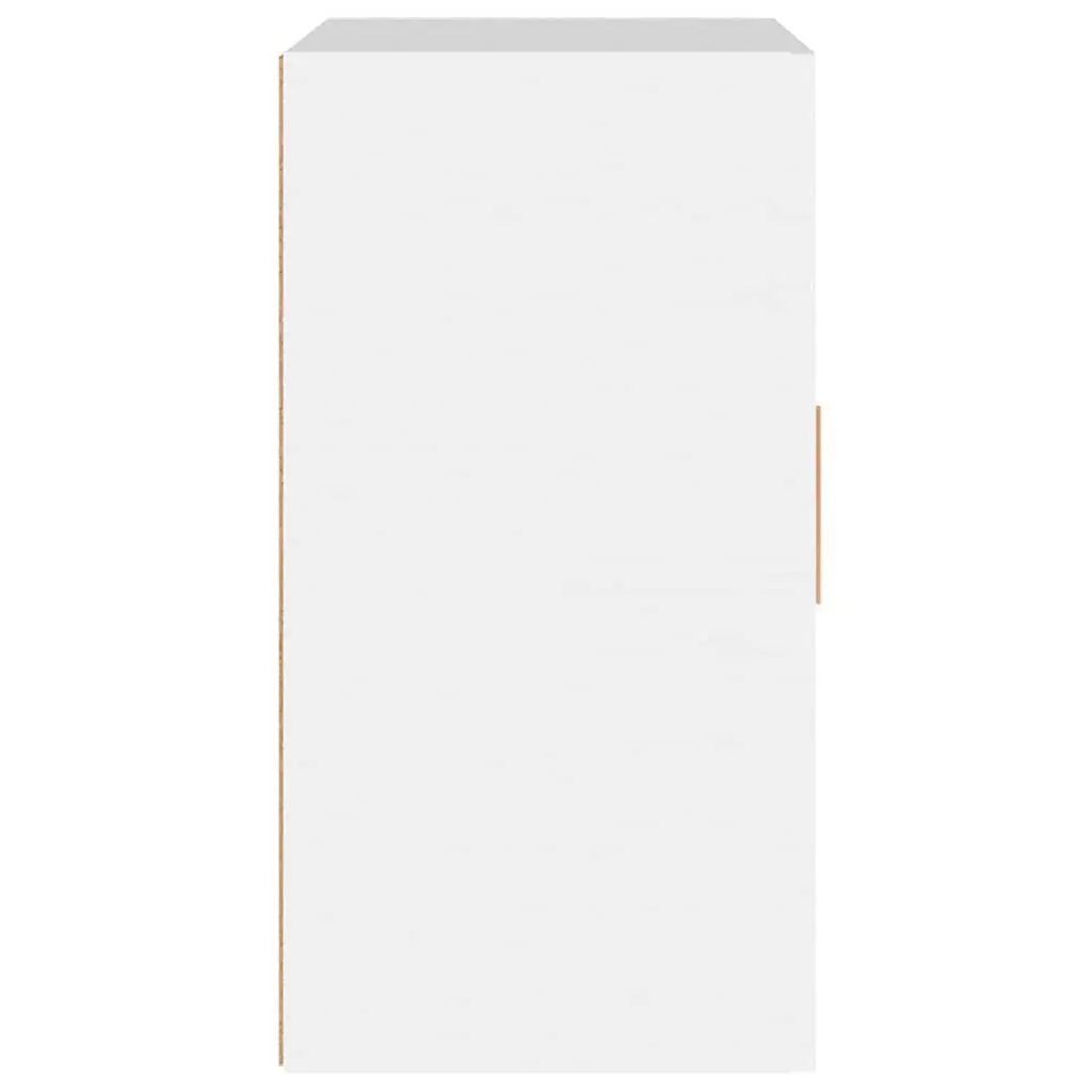 Wall Cabinet Storage Floating Engineered Wood White 60x30x60cm Living Room