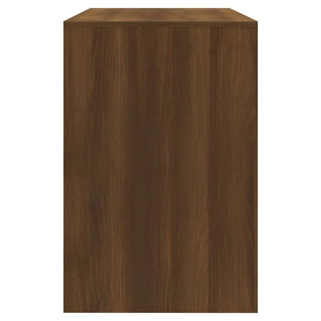3 Piece Set Dining Furniture Engineered Wood Brown Modern Table Bench