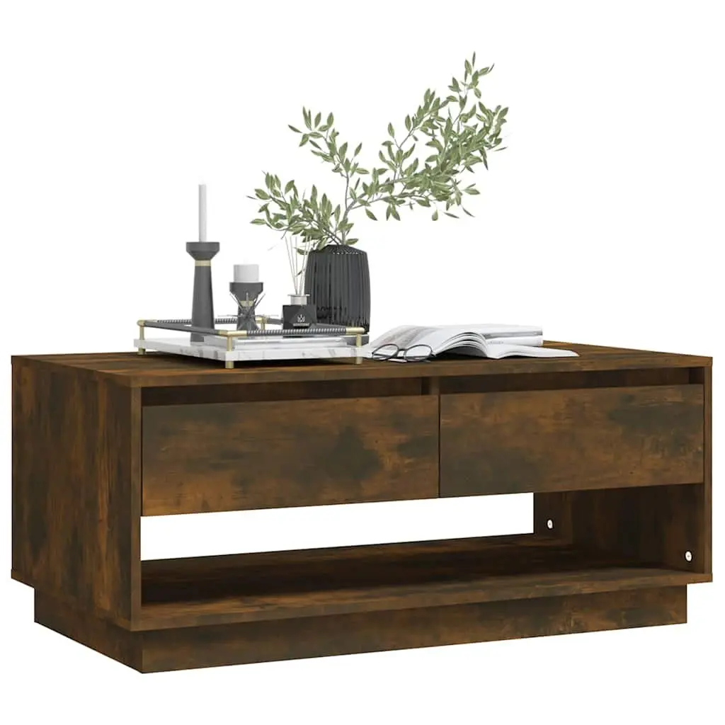 Coffee Table with Storage Drawers Modern Design Living Room Accent Furniture