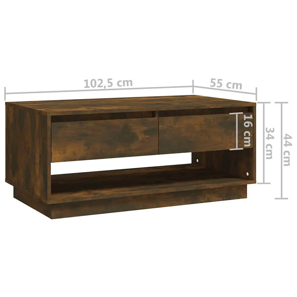 Coffee Table with Storage Drawers Modern Design Living Room Accent Furniture