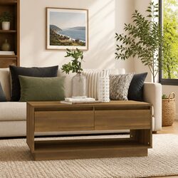 Versatile Brown Oak Coffee Table for Every Home