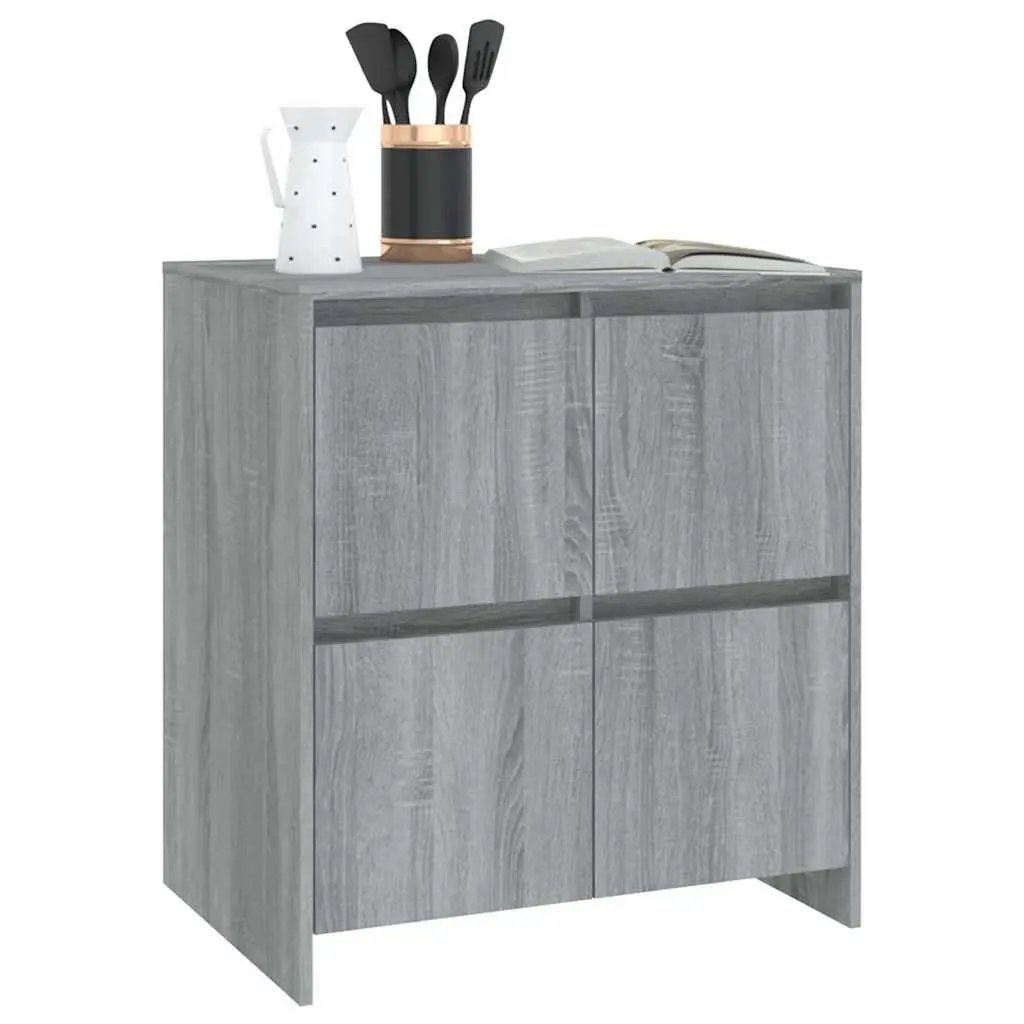 Grey Sonoma Sideboard with 4 Doors